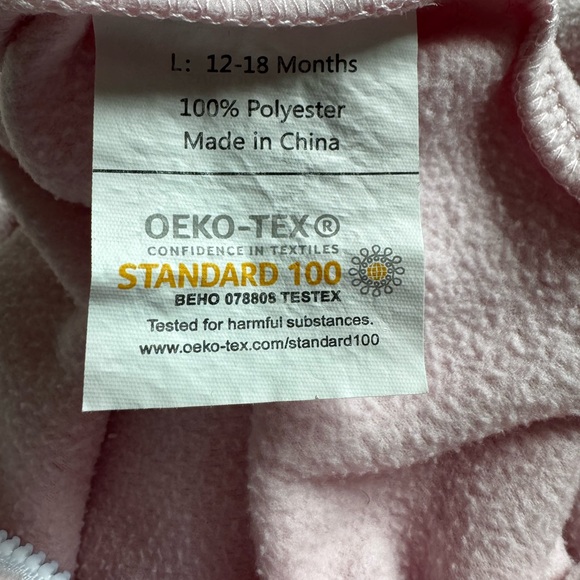 Pink Fleece Baby Blanket - Picture 3 of 4